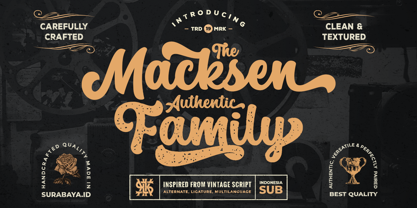 Шрифт The Macksen